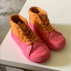 Girls vans two toned